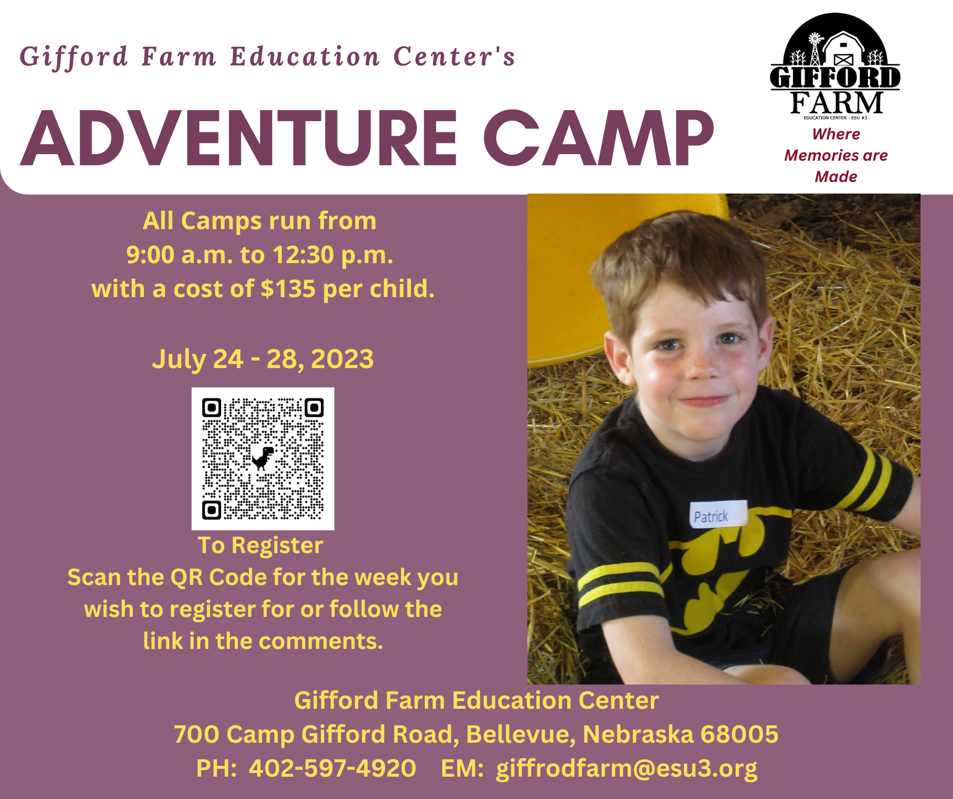 Summer Day Camps Gifford Farm